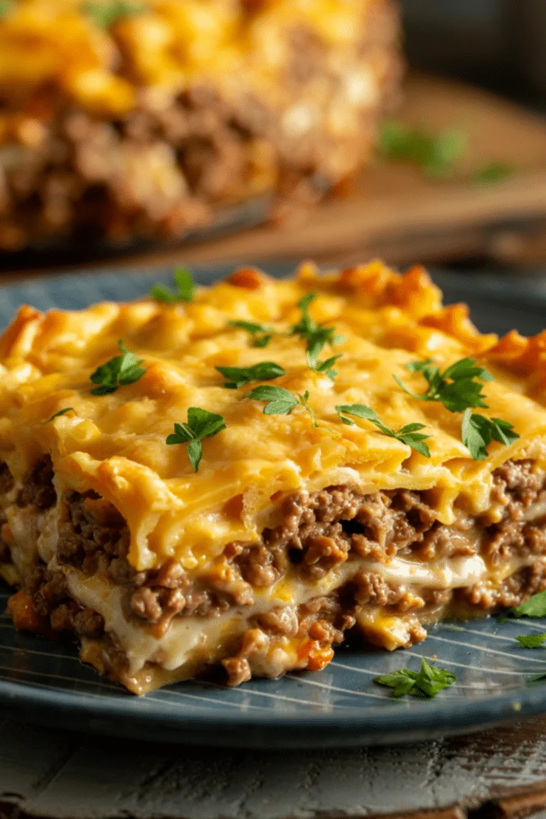 Keto Beef Breakfast Casserole