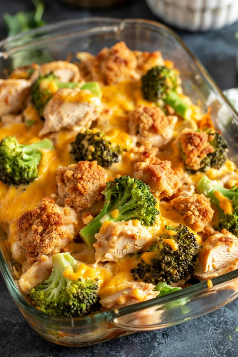 Keto Chicken Broccoli Casserole
