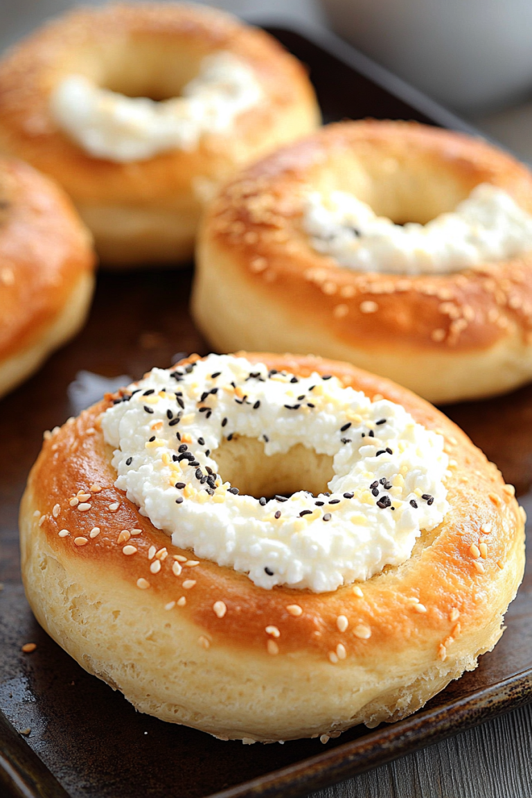 Keto Cottage Cheese Bagels