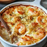 Keto Garlic Shrimp Au Gratin: A Cheesy Seafood Sensation