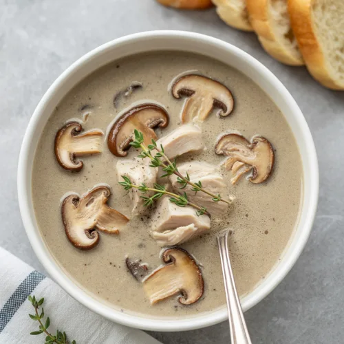 chicken mushroom soup