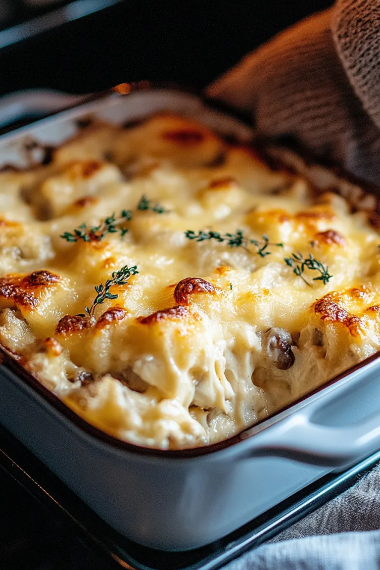 Creamy Mushroom Keto Casserole