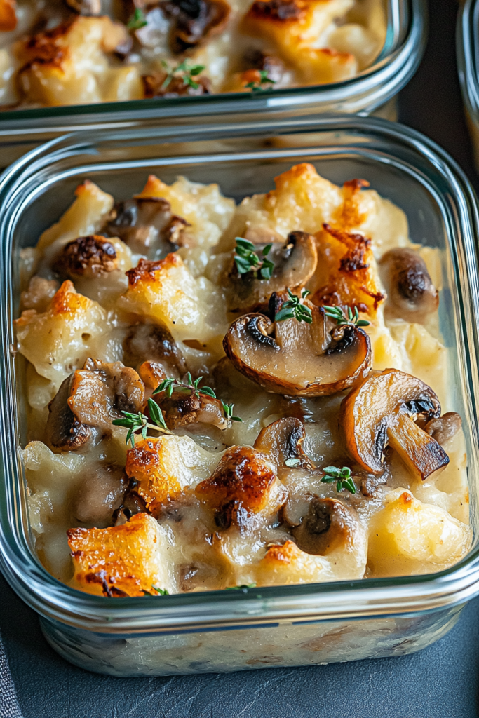 Creamy Mushroom Keto Casserole