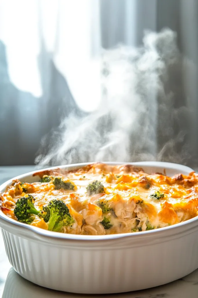 Low Carb Chicken Broccoli Bake in 25 Minutes!