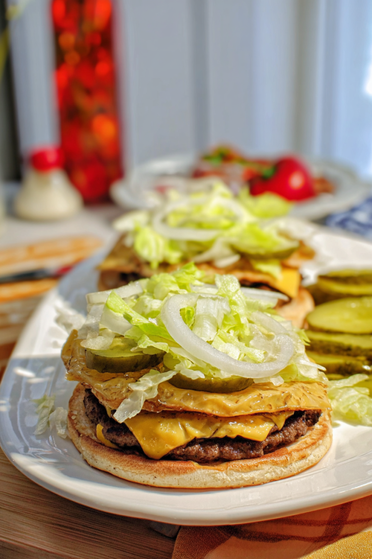 Keto Big Mac Smash Burgers Recipe