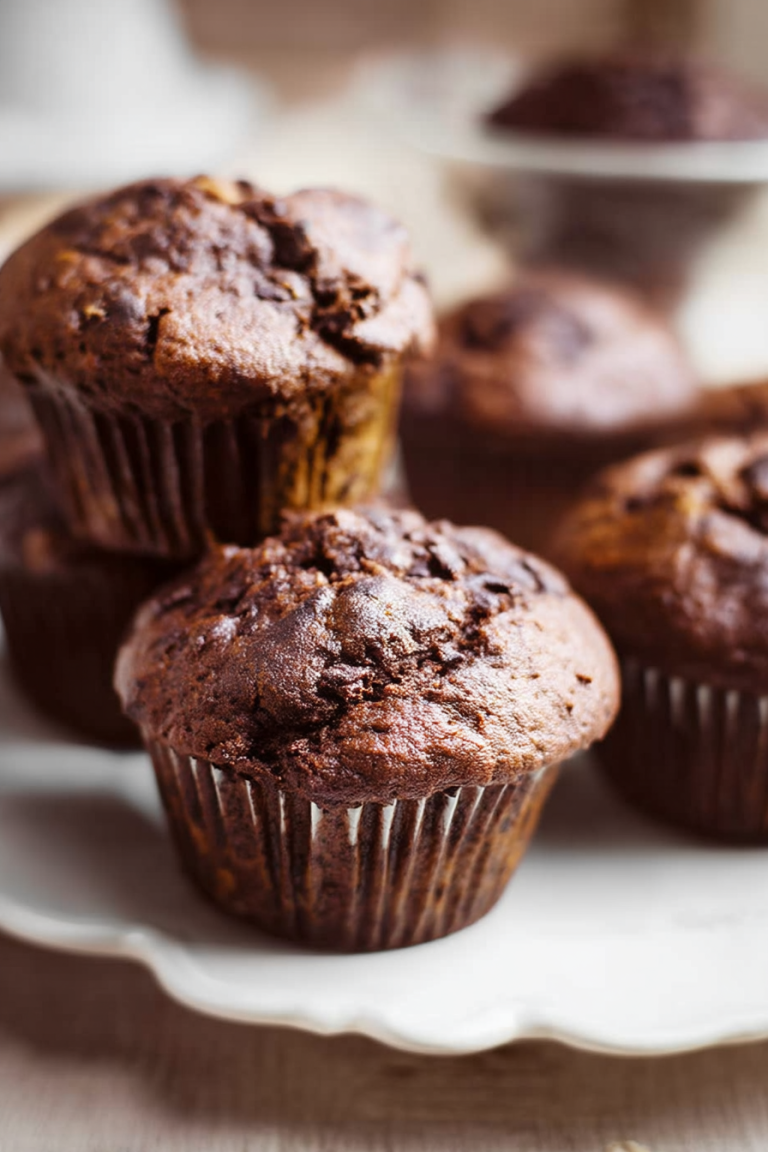 Keto Chocolate Cream Cheese Muffins
