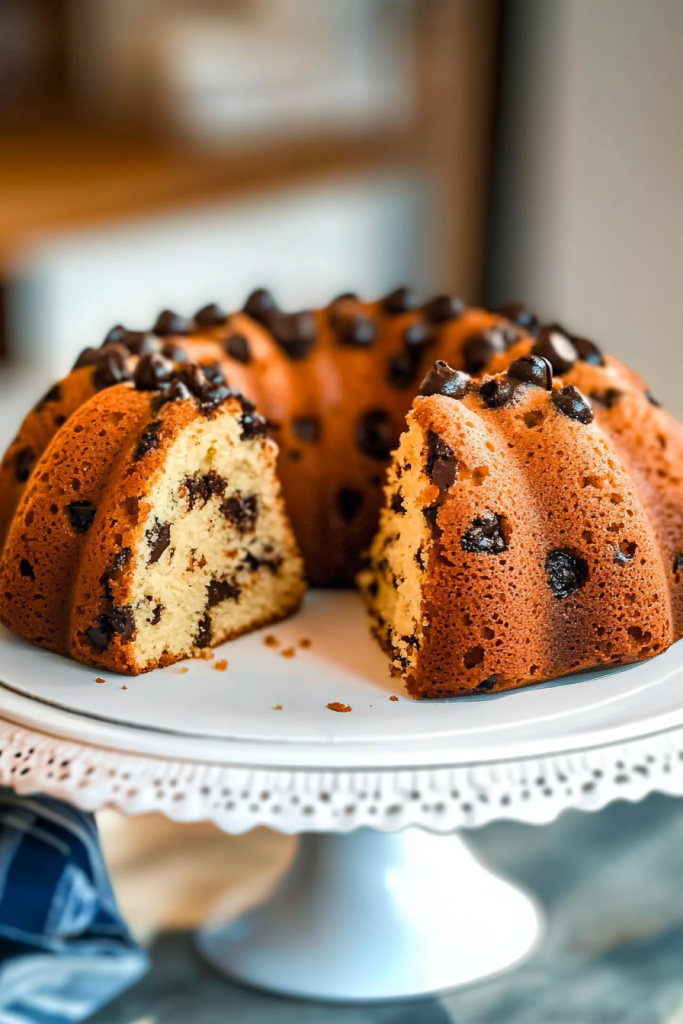 Sugar-Free Keto Chocolate Chip Bundt Cake So Delicious