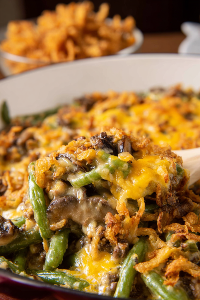 hamburger green bean casserole
