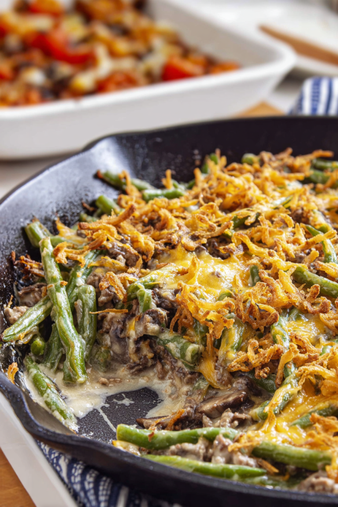 hamburger green bean casserole
