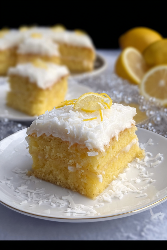 Easy Keto Lemon Coconut Cake Perfect for Dessert