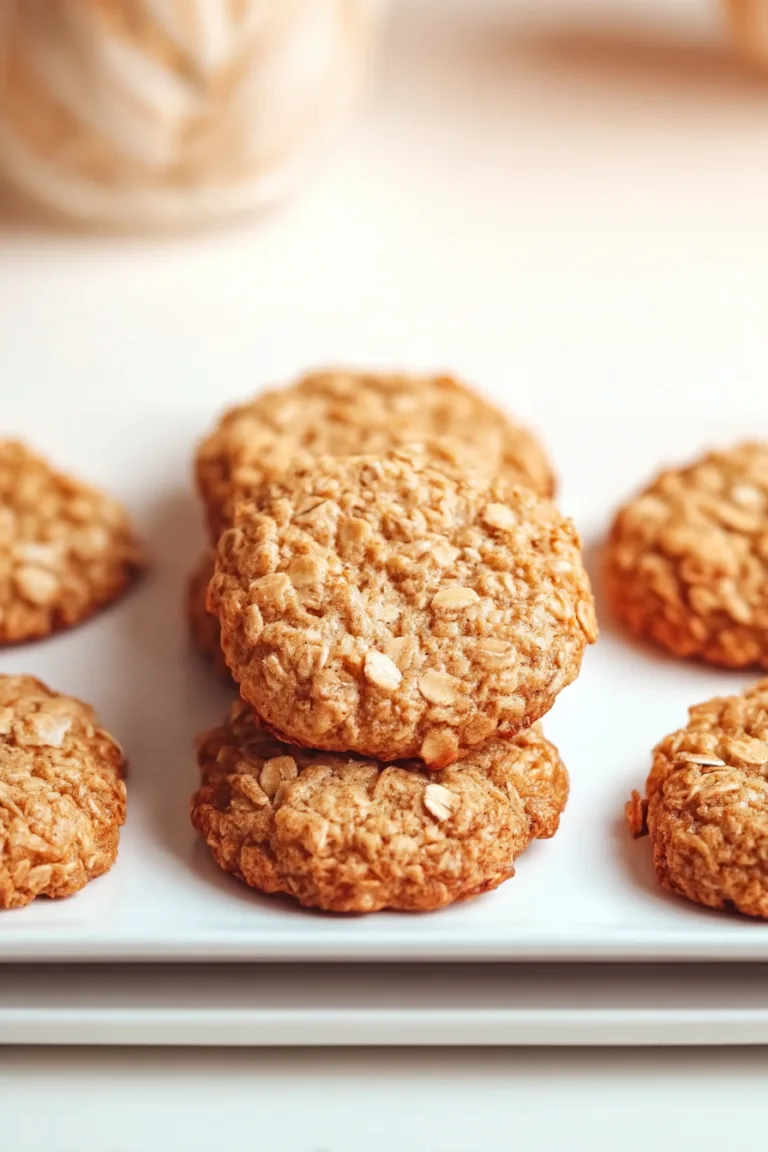 Low Sugar Applesauce Oatmeal Cookies