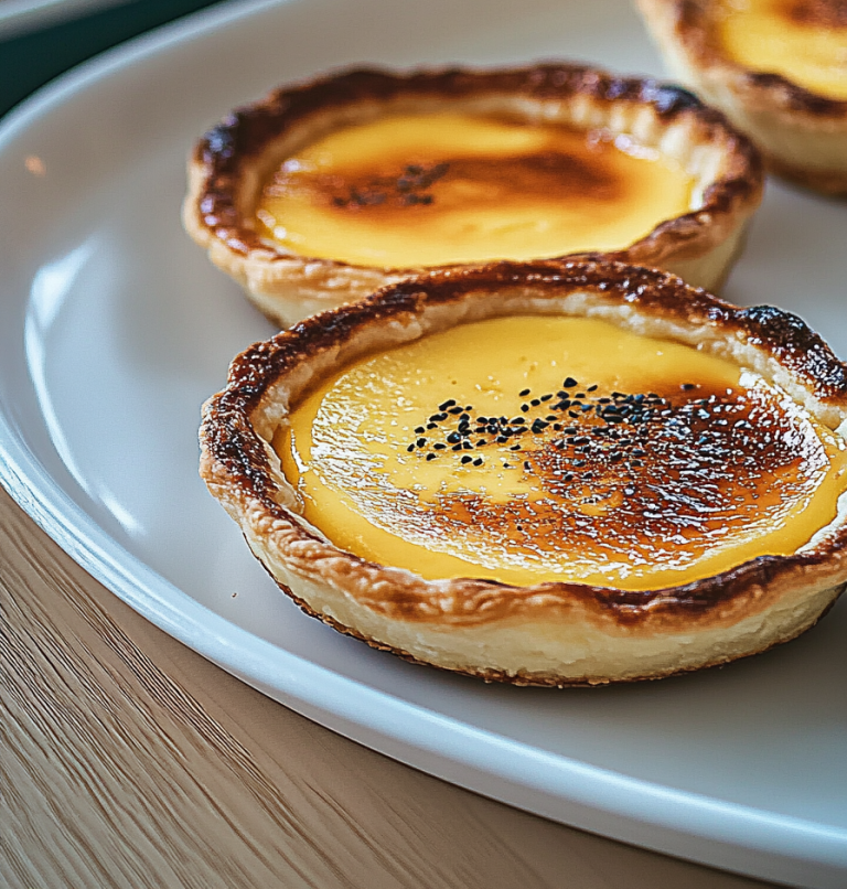 keto portuguese egg custard tarts