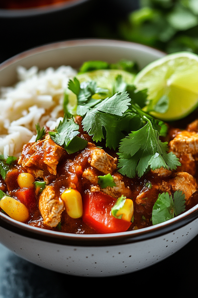 Chicken Enchilada with Cauliflower