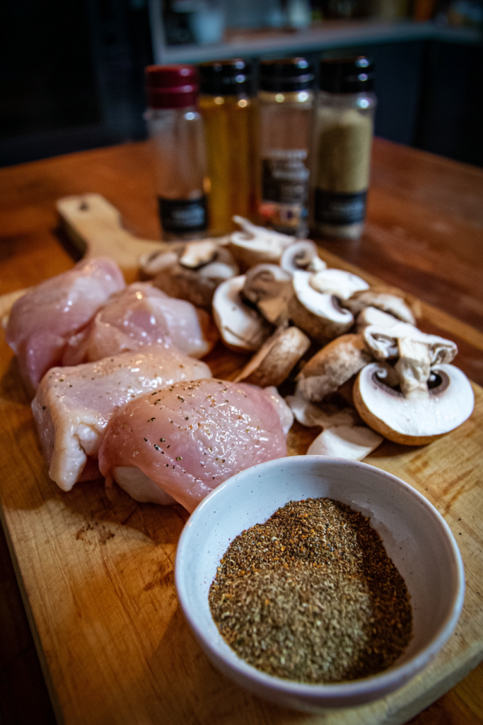 garlic mushroom chicken