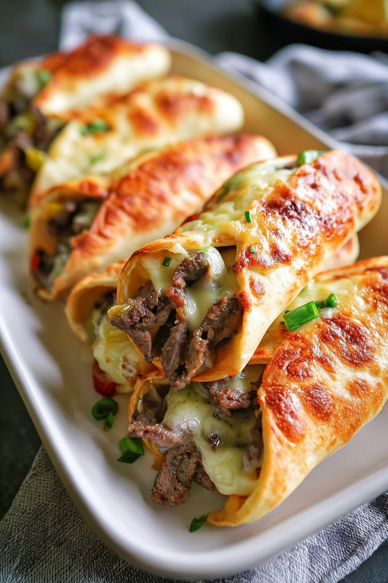 Keto Philly Cheesesteak Rolls