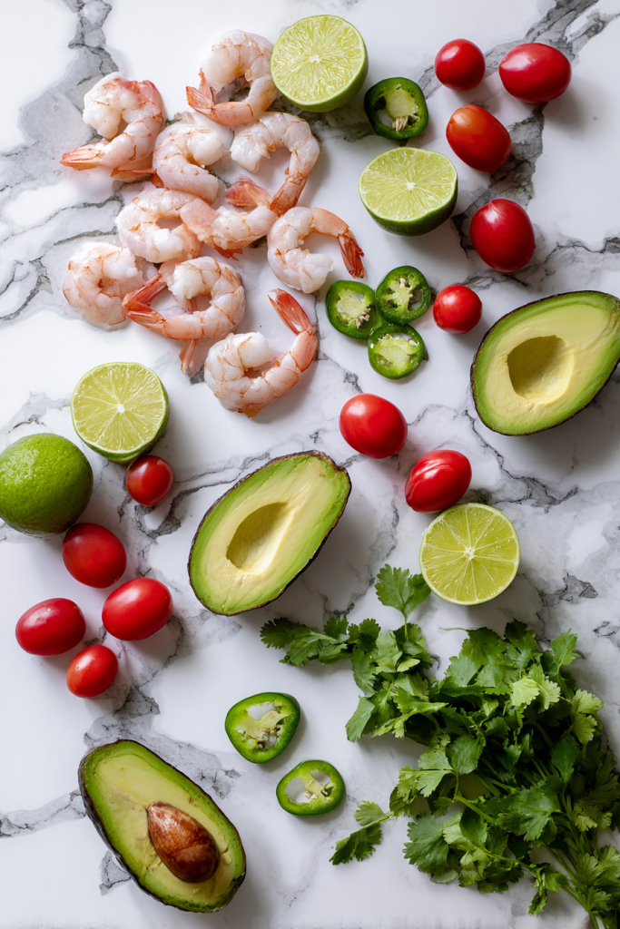 fiesta shrimp rice bowl