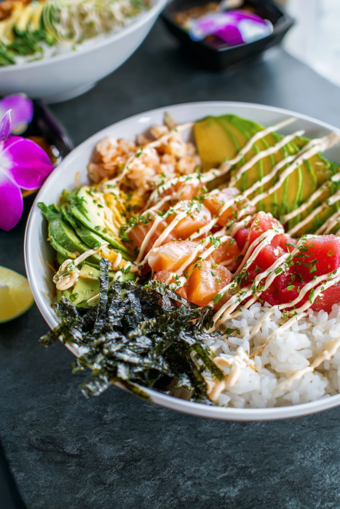 California sushi bowl recipe