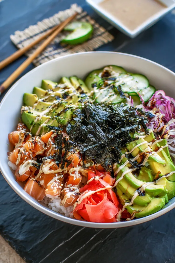 California sushi bowl recipe
