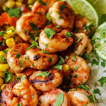 chipotle lime shrimp bowl