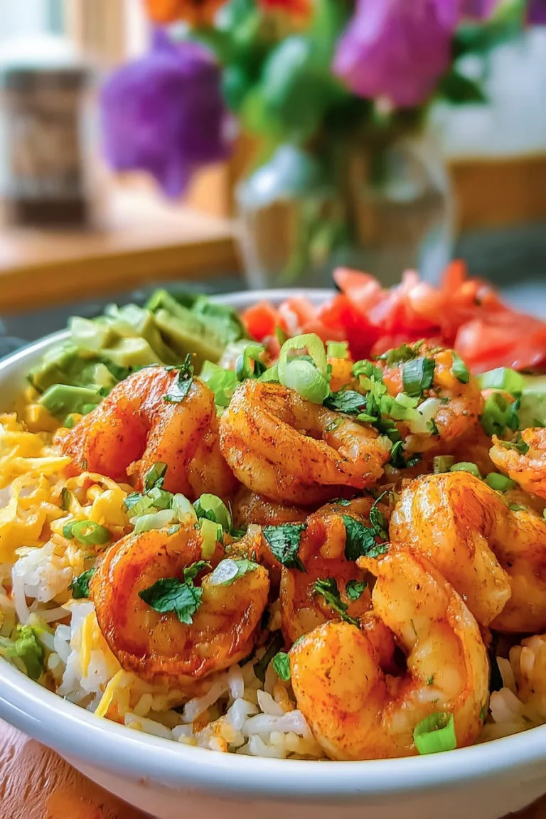 Easy Fiesta Shrimp Rice Bowl Recipe (Ready in 25 Minutes!)