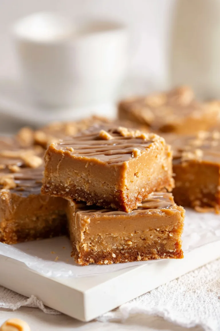 Keto Iced Peanut Butter Bars Recipe – Easy Low Carb Dessert