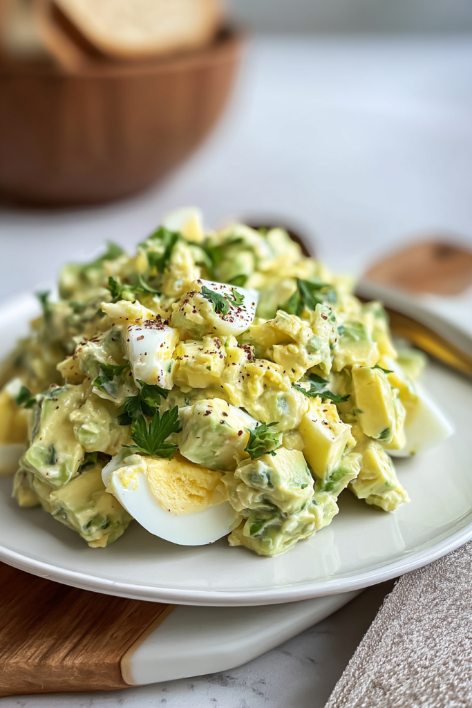 keto avocado egg salad