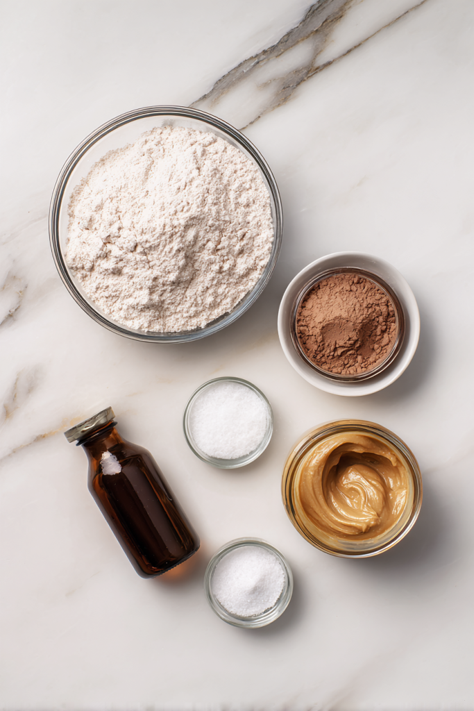 easy no-bake keto cookies ingredients