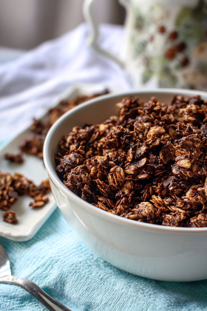 homemade chocolate granola