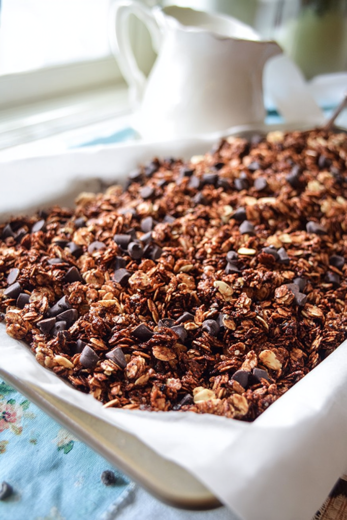 homemade chocolate granola