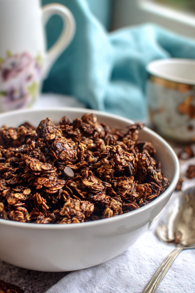 homemade chocolate granola
