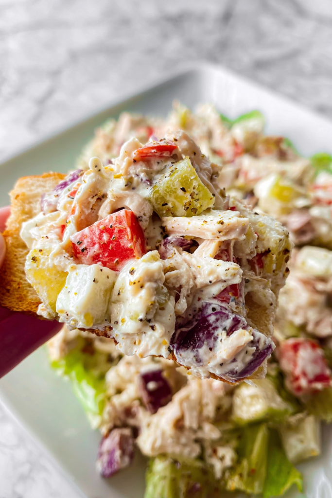 Italian Grinder Chicken Salad