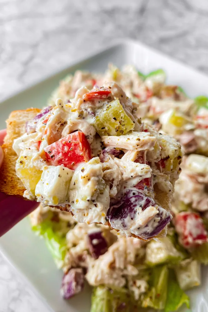 Italian Grinder Chicken Salad