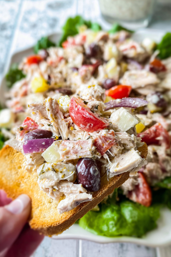 Italian Grinder Chicken Salad
