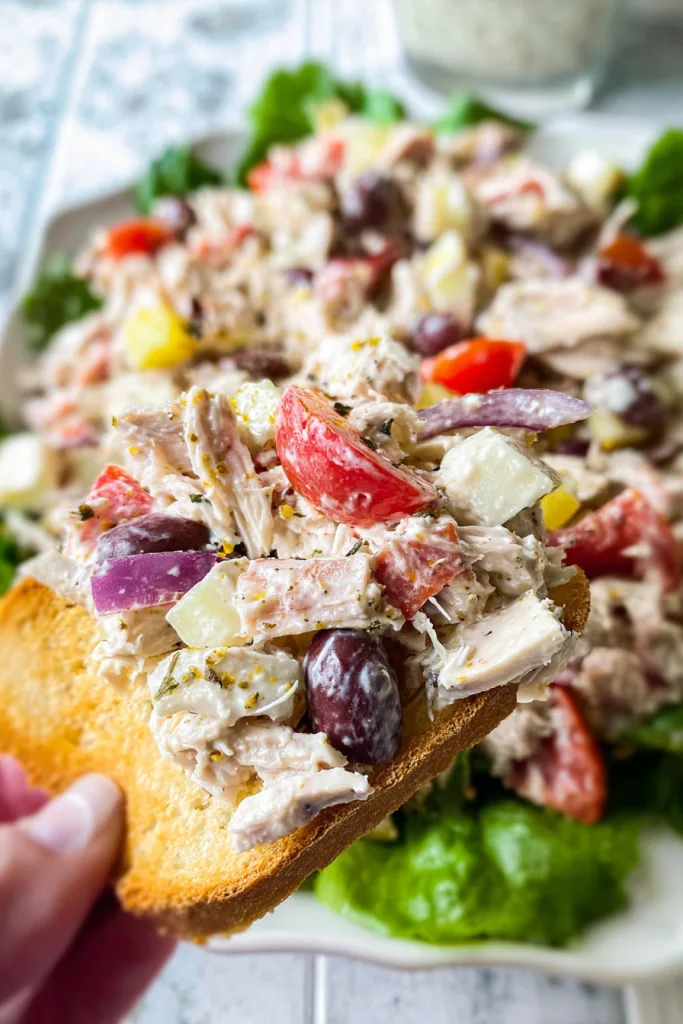 Italian Grinder Chicken Salad