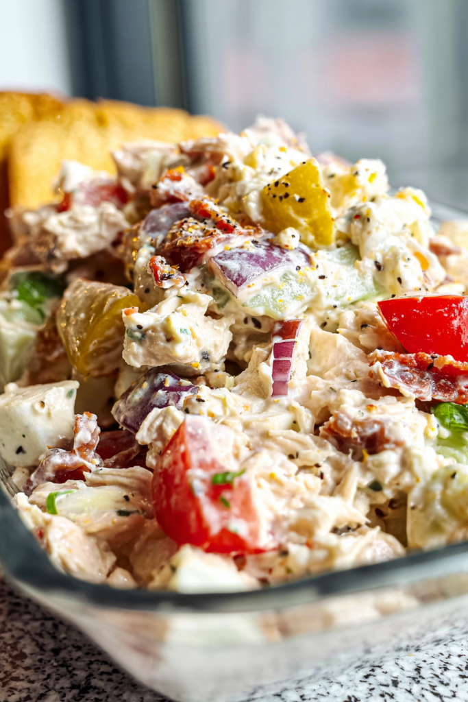 Italian Grinder Chicken Salad