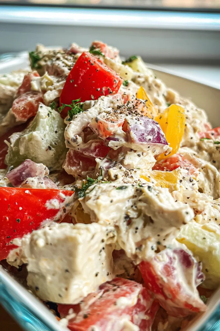 Italian Grinder Chicken Salad Recipe – Easy & Delicious