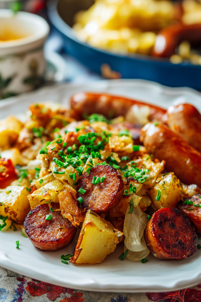 sausage and potato meal