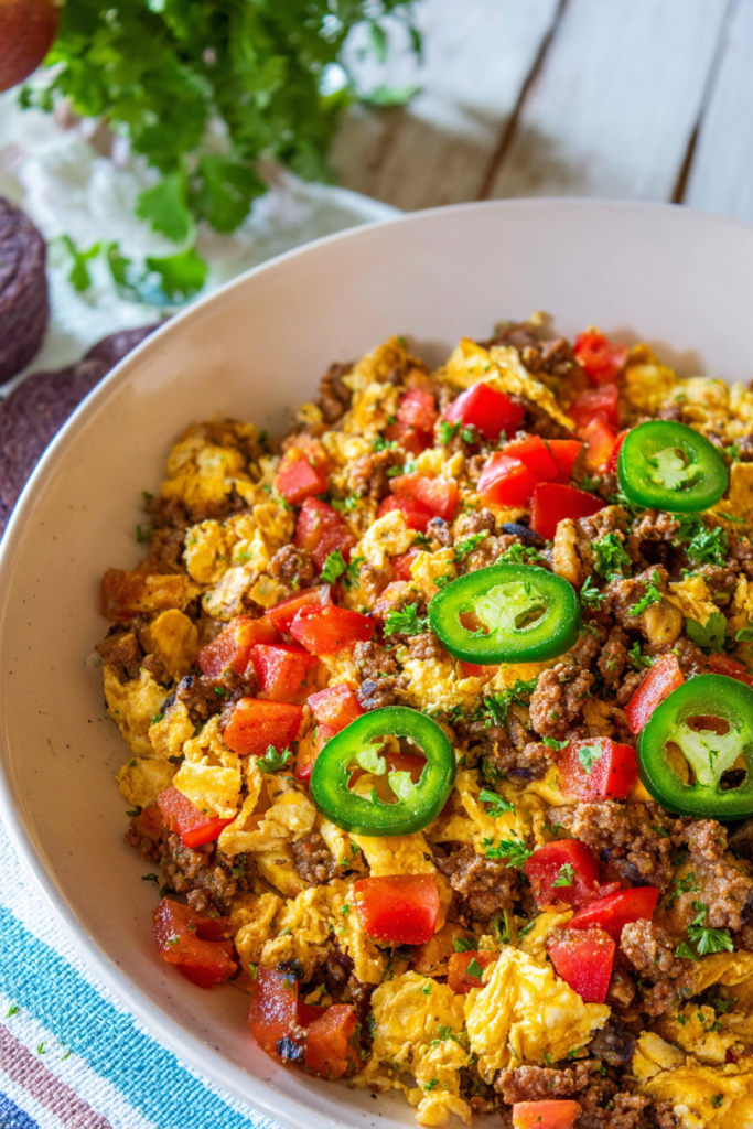 taco breakfast scramble