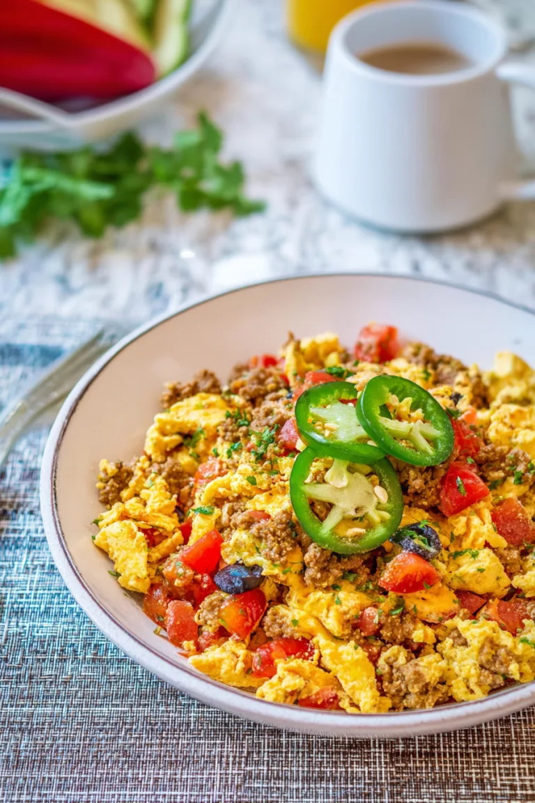 Taco Breakfast Scramble Recipe – High Protein & Easy