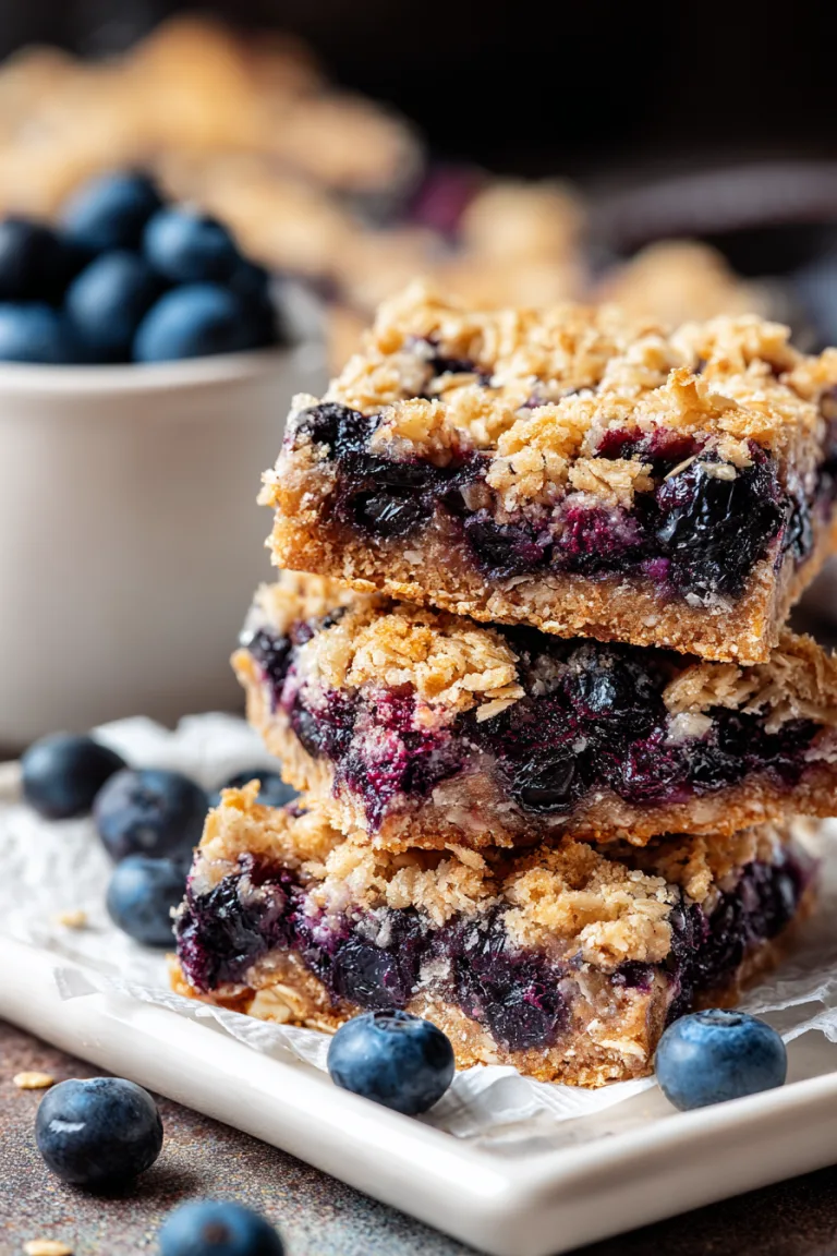 Easy Blueberry Oatmeal Bars Recipe – Healthy & Delicious