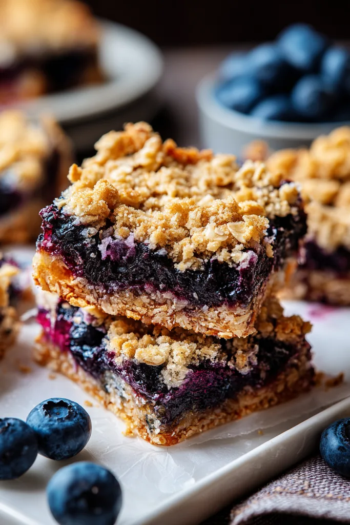 blueberry oatmeal bars