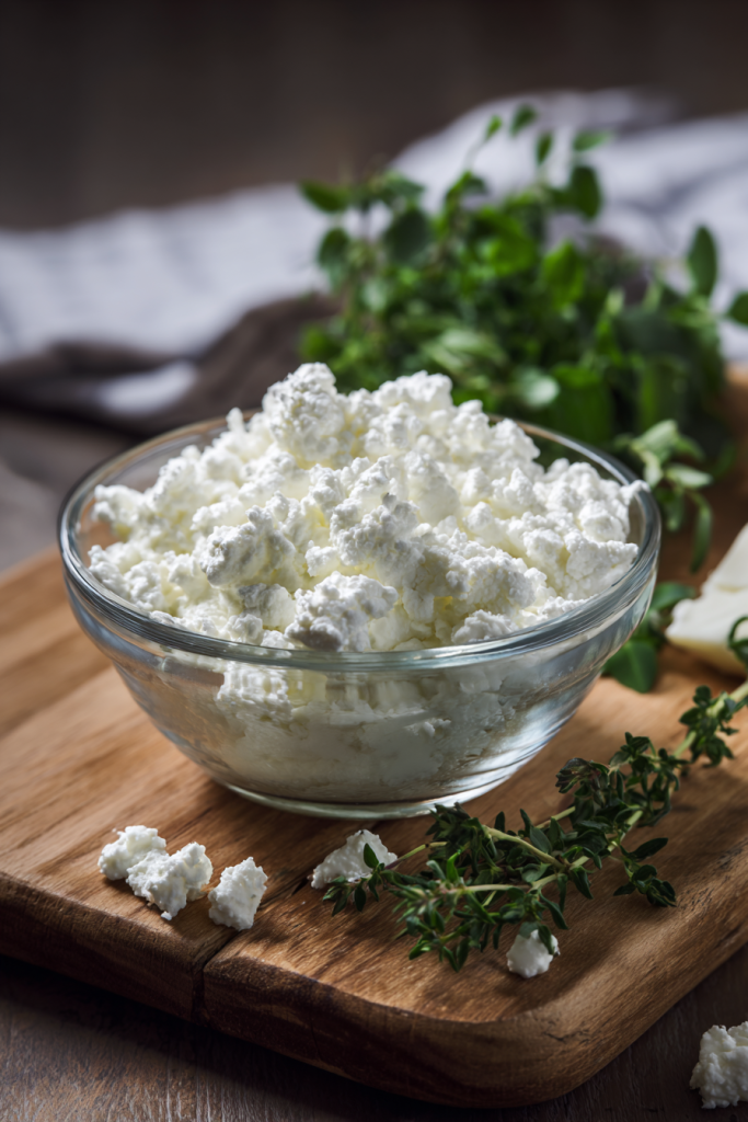 cottage cheese chicken parm bowl