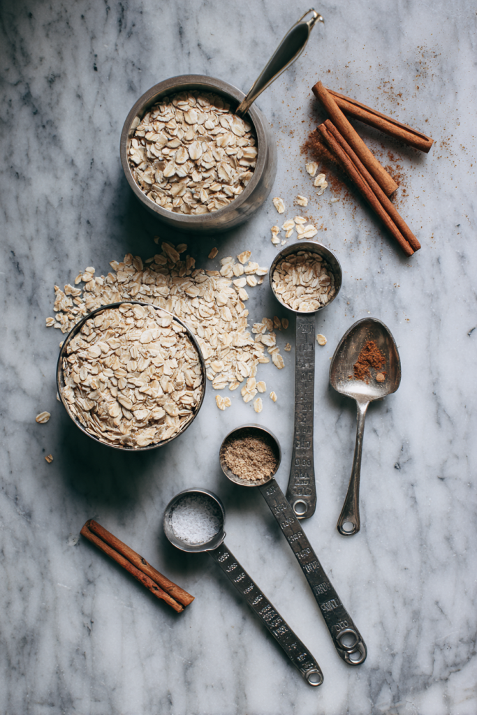 brown butter iced oatmeal cookies
