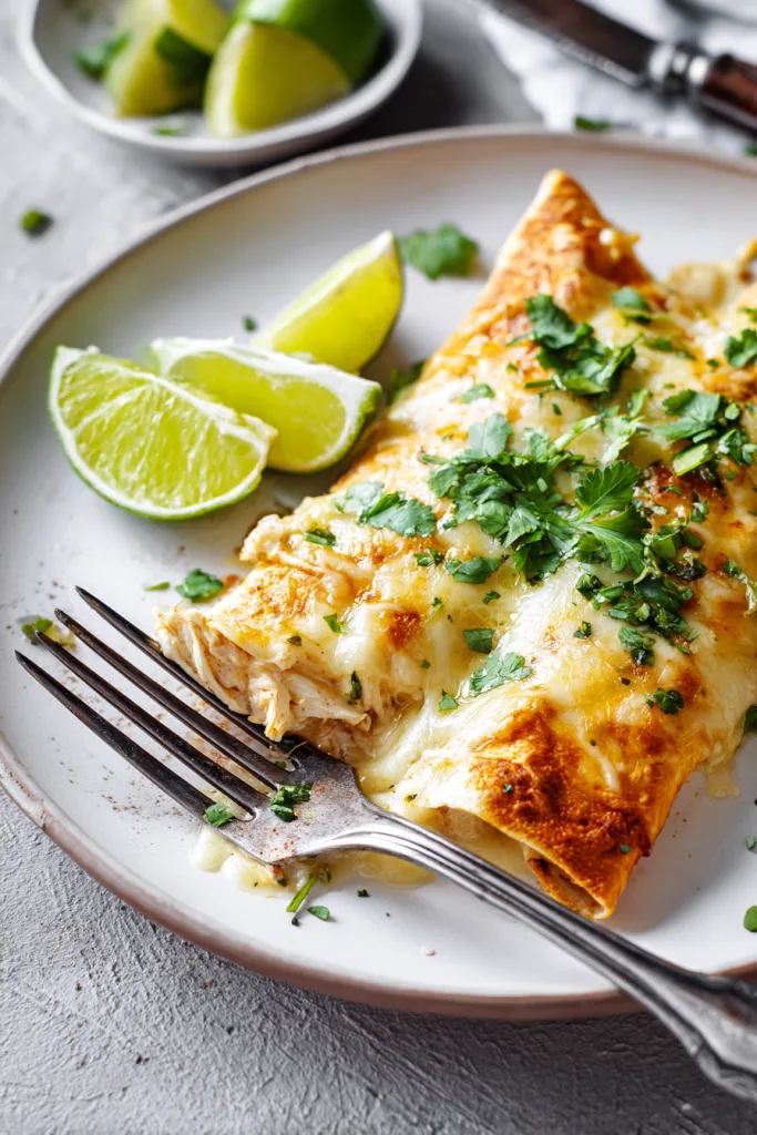 high protein chicken enchiladas