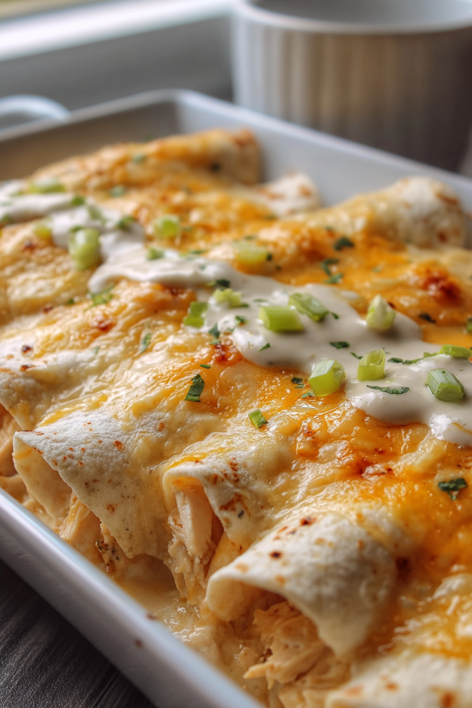 high protein chicken enchiladas