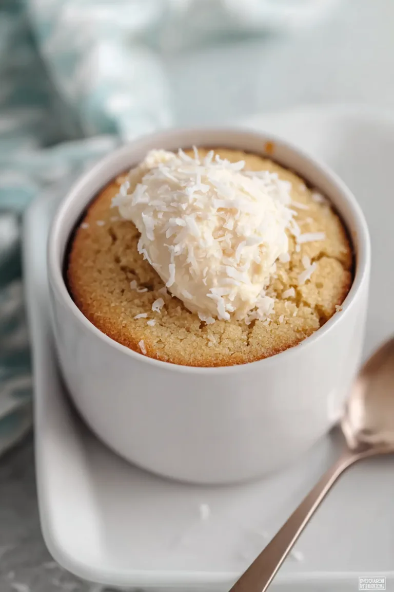 Keto Coconut Flour Mug Cake Recipe (Ready in 2 Minutes!)