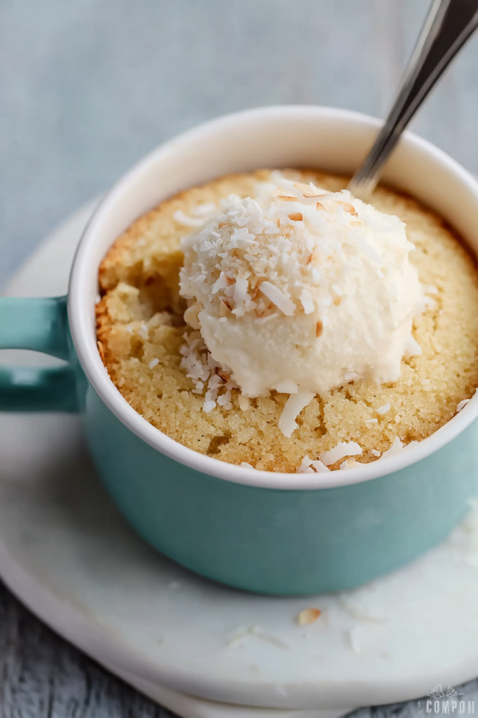 keto coconut flour mug cake
