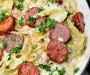 Cajun Sausage Cabbage Alfredo Recipe (Viral TikTok Keto)