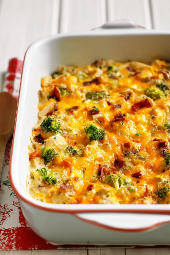 keto chicken broccoli casserole