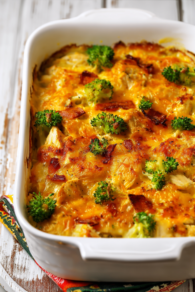 keto chicken broccoli casserole
